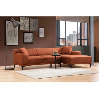 Corner Sofa Petra R Corner - Orange Orange