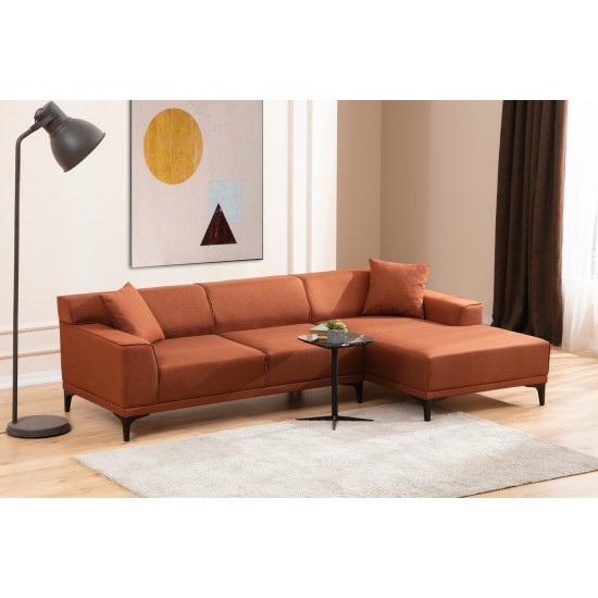Corner Sofa Petra R Corner - Orange Orange Atelier del Sofa Corner Sofa Petra R Corner - Orange Orange