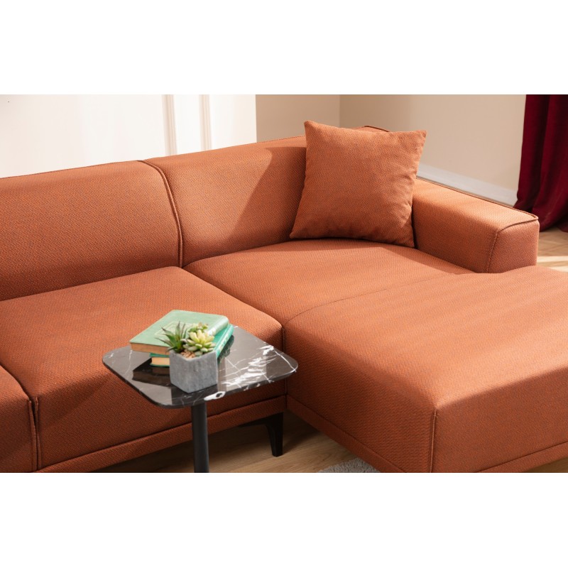 Atelier del Sofa Corner Sofa Petra R Corner - Orange Orange