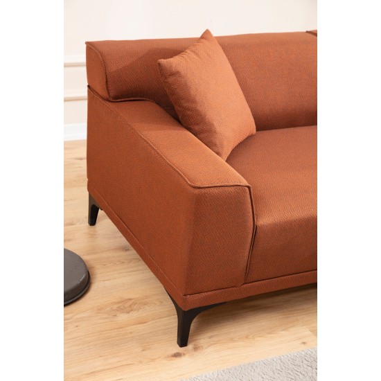 Corner Sofa Petra R Corner - Orange Orange Atelier del Sofa Corner Sofa Petra R Corner - Orange Orange