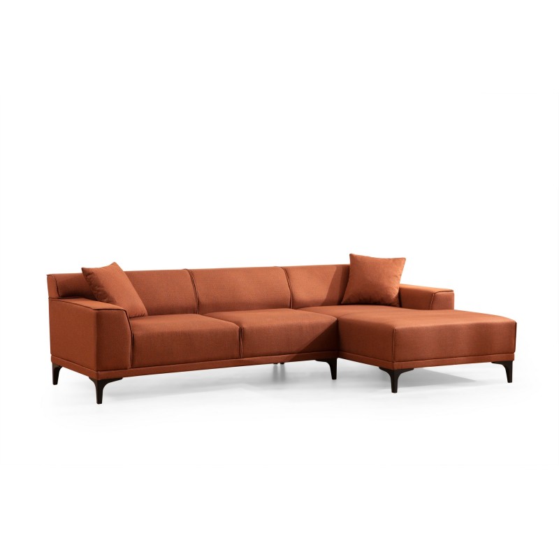 Atelier del Sofa Corner Sofa Petra R Corner - Orange Orange