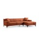 Corner Sofa Petra R Corner - Orange Orange Atelier del Sofa Corner Sofa Petra R Corner - Orange Orange