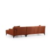 Atelier del Sofa Corner Sofa Petra R Corner - Orange Orange