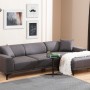Corner Sofa Petra R Corner - Anthracite Anthracite