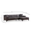 Corner Sofa Petra R Corner - Anthracite Anthracite