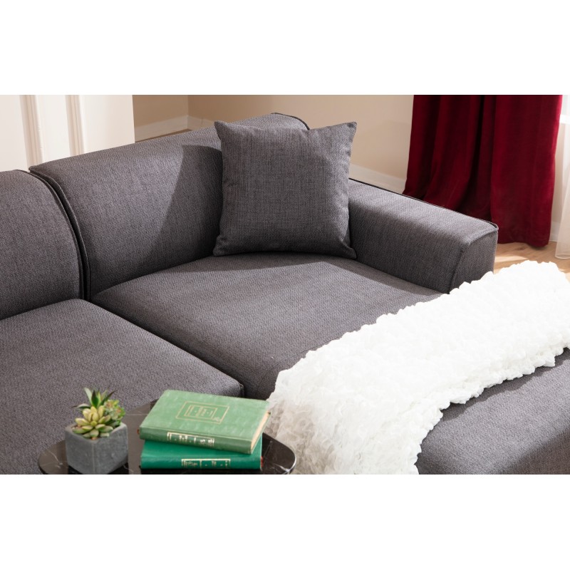 Corner Sofa Petra R Corner - Anthracite Anthracite