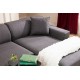 Corner Sofa Petra R Corner - Anthracite Anthracite