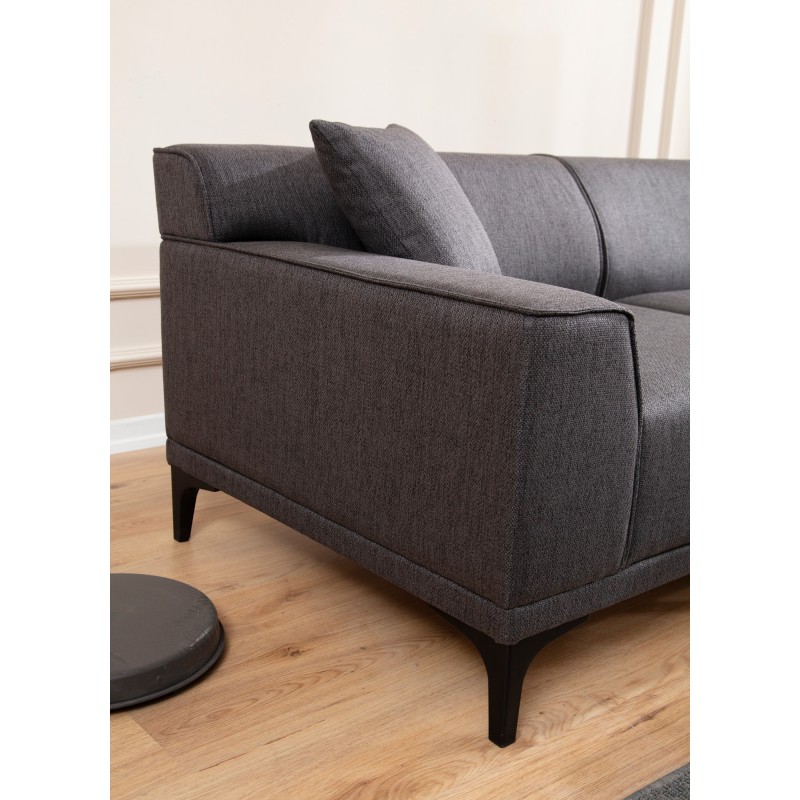 Corner Sofa Petra R Corner - Anthracite Anthracite