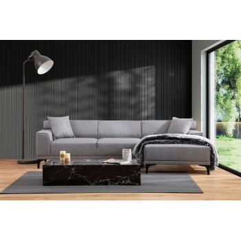 Corner Sofa Petra R Corner - Light Grey Light Grey