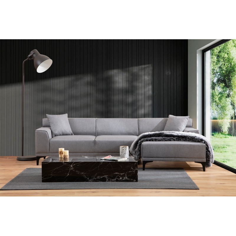 Corner Sofa Petra R Corner - Light Grey Light Grey