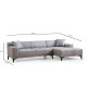 Corner Sofa Petra R Corner - Light Grey Light Grey Corner Sofa Petra R Corner - Light Grey Light Grey