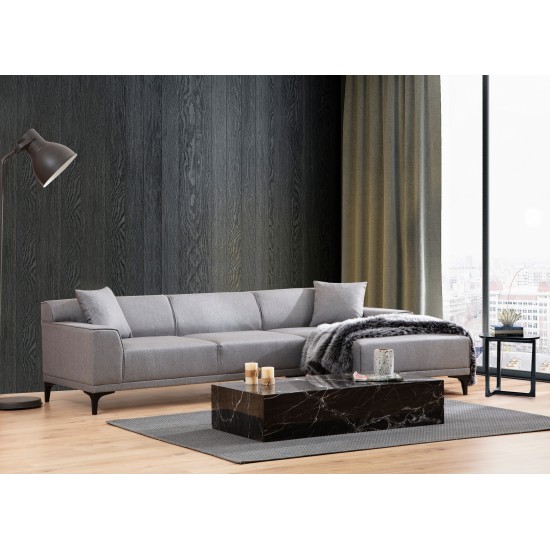 Corner Sofa Petra R Corner - Light Grey Light Grey Corner Sofa Petra R Corner - Light Grey Light Grey
