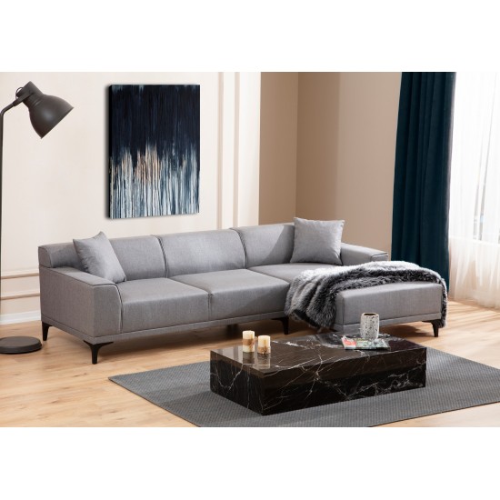 Corner Sofa Petra R Corner - Light Grey Light Grey Corner Sofa Petra R Corner - Light Grey Light Grey