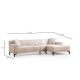Corner Sofa Petra R Corner - White White Corner Sofa Petra R Corner - White White