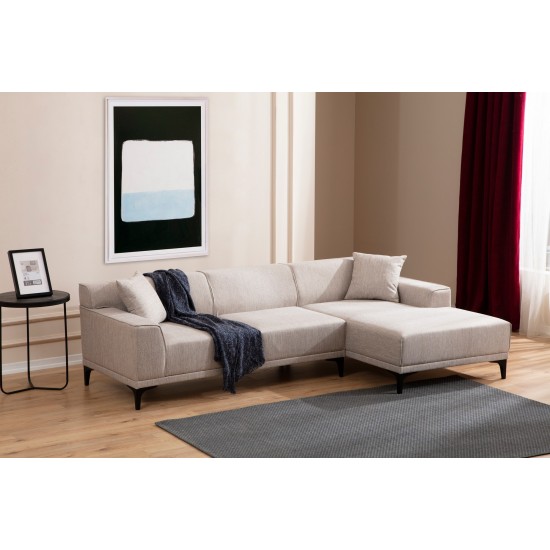 Corner Sofa Petra R Corner - White White Corner Sofa Petra R Corner - White White