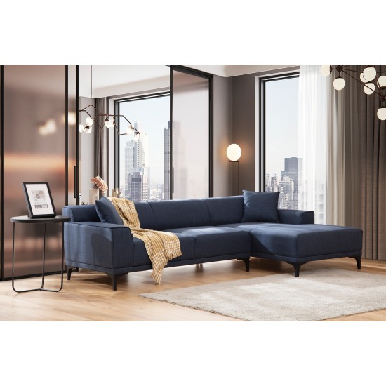 Corner Sofa Petra R Corner - Blue Blue Corner Sofa Petra R Corner - Blue Blue