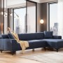 Corner Sofa Petra R Corner - Blue Blue