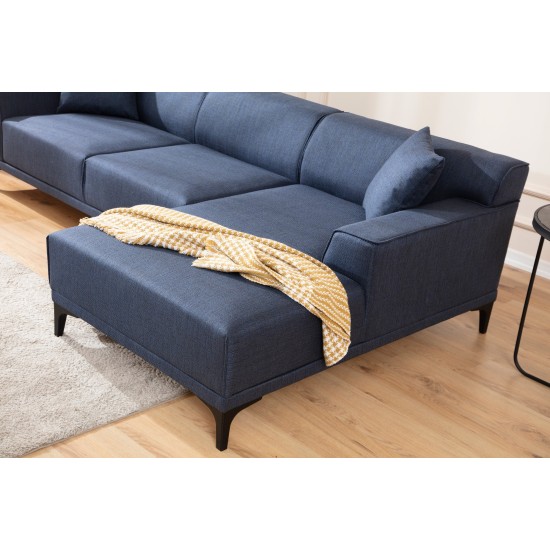 Corner Sofa Petra R Corner - Blue Blue Corner Sofa Petra R Corner - Blue Blue