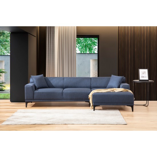 Corner Sofa Petra R Corner - Blue Blue Corner Sofa Petra R Corner - Blue Blue