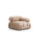 Γωνιακός Καναπές Bubble ( L1-O1-1R -Puf) - Χρώμα Cream - 288x95x75εκ Γωνιακός Καναπές Bubble ( L1-O1-1R -Puf) - Χρώμα Cream - 288x95x75εκ