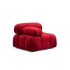Corner Sofa Bubble Corner ( L1-O1-1R -Puf) - Red Red