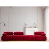 Corner Sofa Bubble Corner ( L1-O1-1R -Puf) - Red Red