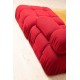 Corner Sofa Bubble Corner ( L1-O1-1R -Puf) - Red Red
