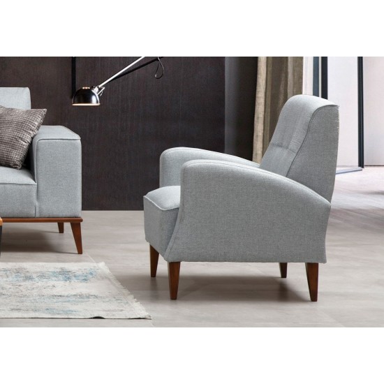 Wing Chair Montana Armchair Grey Wing Chair Montana Armchair Grey