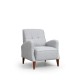 Wing Chair Montana Armchair Grey Wing Chair Montana Armchair Grey