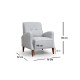 Wing Chair Montana Armchair Grey Wing Chair Montana Armchair Grey