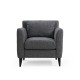 Wing Chair Nordic Armchair Dark Grey Wing Chair Nordic Armchair Dark Grey