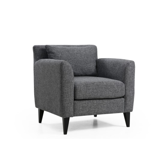 Wing Chair Nordic Armchair Dark Grey Wing Chair Nordic Armchair Dark Grey