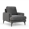Atelier del Sofa Wing Chair Papira Armchair - Anthracite Anthracite