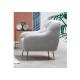 Wing Chair Sevilla Armchair - Grey Grey Atelier del Sofa Wing Chair Sevilla Armchair - Grey Grey