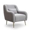 Atelier del Sofa Wing Chair Sevilla Armchair - Grey Grey