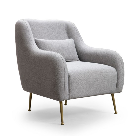 Wing Chair Sevilla Armchair - Grey Grey Atelier del Sofa Wing Chair Sevilla Armchair - Grey Grey