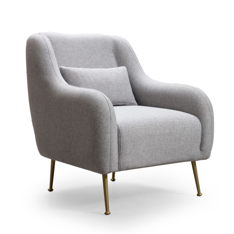 Atelier del Sofa Wing Chair Sevilla Armchair - Grey Grey