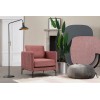 Wing Chair Sino Armchair Pink