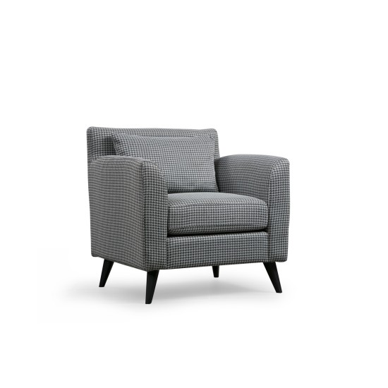 Wing Chair Nordic Armchair - Patterned Black
White Wing Chair Nordic Armchair - Patterned Black
White