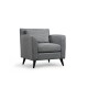 Wing Chair Nordic Armchair - Patterned Black
White Wing Chair Nordic Armchair - Patterned Black
White