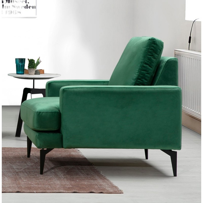 Atelier del Sofa Wing Chair Papira Armchair Green