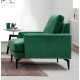 Wing Chair Papira Armchair Green Atelier del Sofa Wing Chair Papira Armchair Green