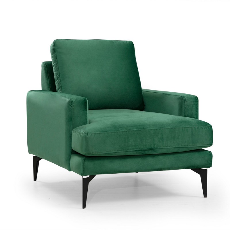 Atelier del Sofa Wing Chair Papira Armchair Green