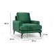 Wing Chair Papira Armchair Green Atelier del Sofa Wing Chair Papira Armchair Green