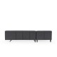 Corner Sofa Jivago Corner Left (Chl-2R) - Grey Grey Corner Sofa Jivago Corner Left (Chl-2R) - Grey Grey