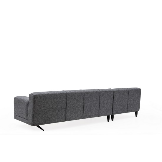 Corner Sofa Jivago Corner Left (Chl-2R) - Grey Grey Corner Sofa Jivago Corner Left (Chl-2R) - Grey Grey