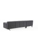 Corner Sofa Jivago Corner Left (Chl-2R) - Grey Grey Corner Sofa Jivago Corner Left (Chl-2R) - Grey Grey