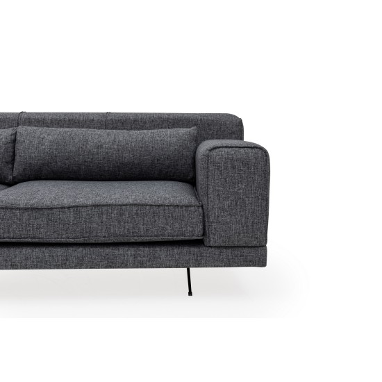 Corner Sofa Jivago Corner Left (Chl-2R) - Grey Grey Corner Sofa Jivago Corner Left (Chl-2R) - Grey Grey