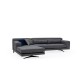 Corner Sofa Jivago Corner Left (Chl-2R) - Grey Grey Corner Sofa Jivago Corner Left (Chl-2R) - Grey Grey