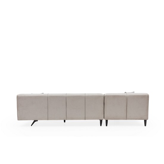 Corner Sofa Jivago Corner Left (Chl-2R) - Beige Beige Corner Sofa Jivago Corner Left (Chl-2R) - Beige Beige